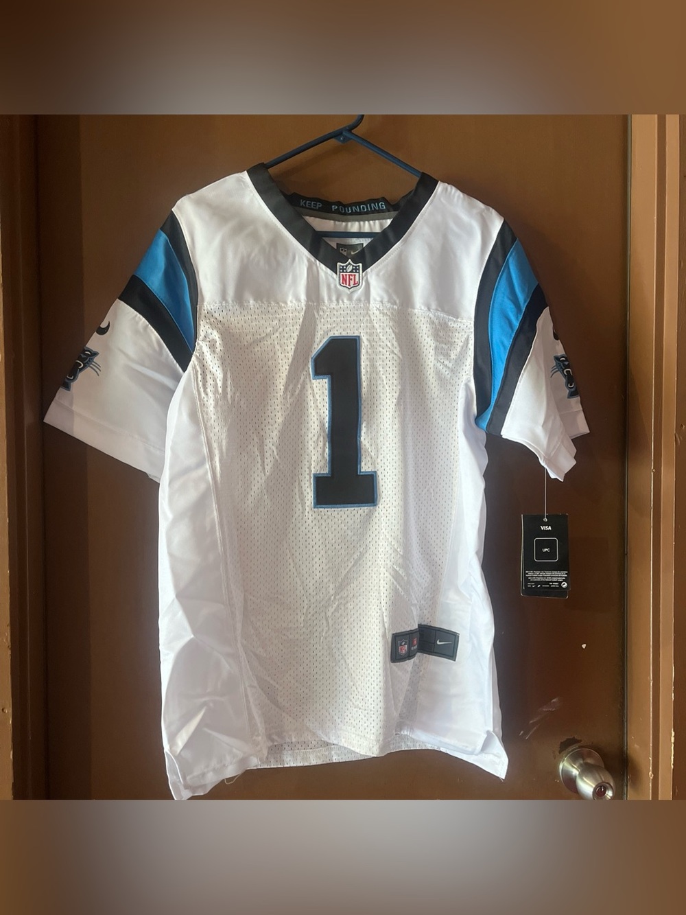 Cam Newton #1 Carolina Panthers Nike OnField NFL Jersey Sz Small White NWT New
